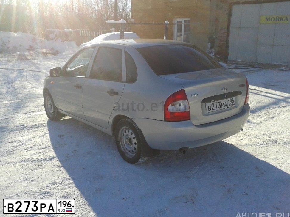 Фото автомобиля LADA 1118 KALINA, 2011 — госномер Н359АР196. Цвет: СВЕТЛО-СЕРЫЙ