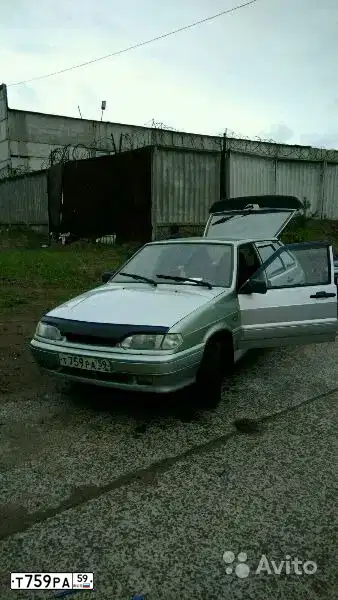 Фото автомобиля LADA 2114 SAMARA, 2007 — госномер Т759РА59. Цвет: БЕЛО-ЗЕЛЕНЫЙ