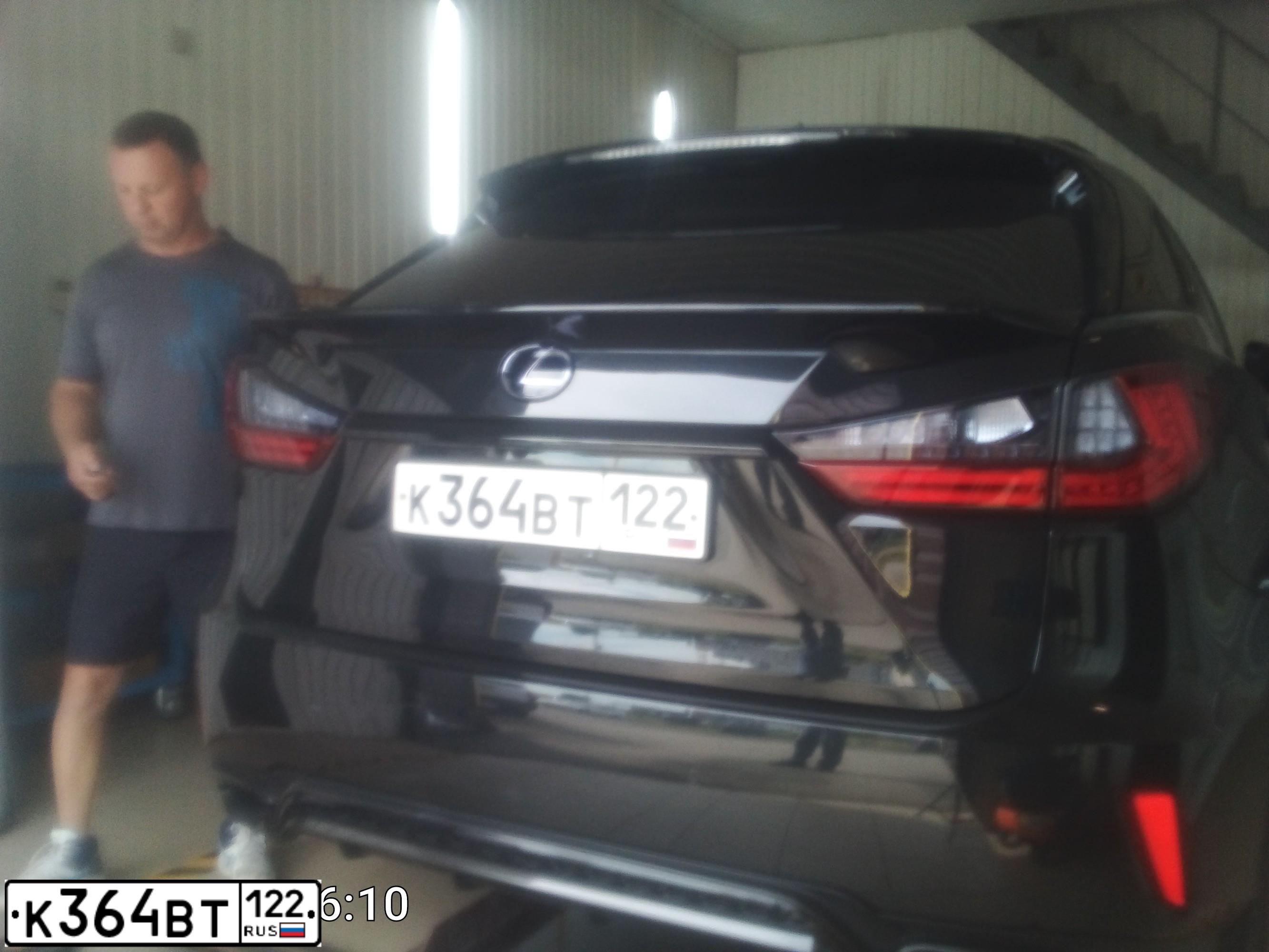 Фото автомобиля LEXUS RX, 2017 — госномер К097ОВ126. Цвет: ЧЕРНЫЙ
