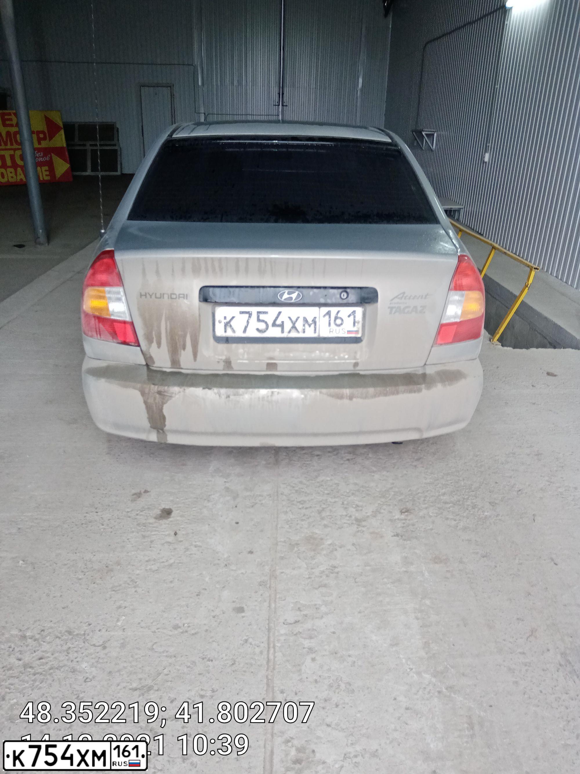 Фото автомобиля TAGAZ ACCENT, 2009 — госномер К754ХМ161. Цвет: СВЕТЛО-БЕЖЕВЫЙ