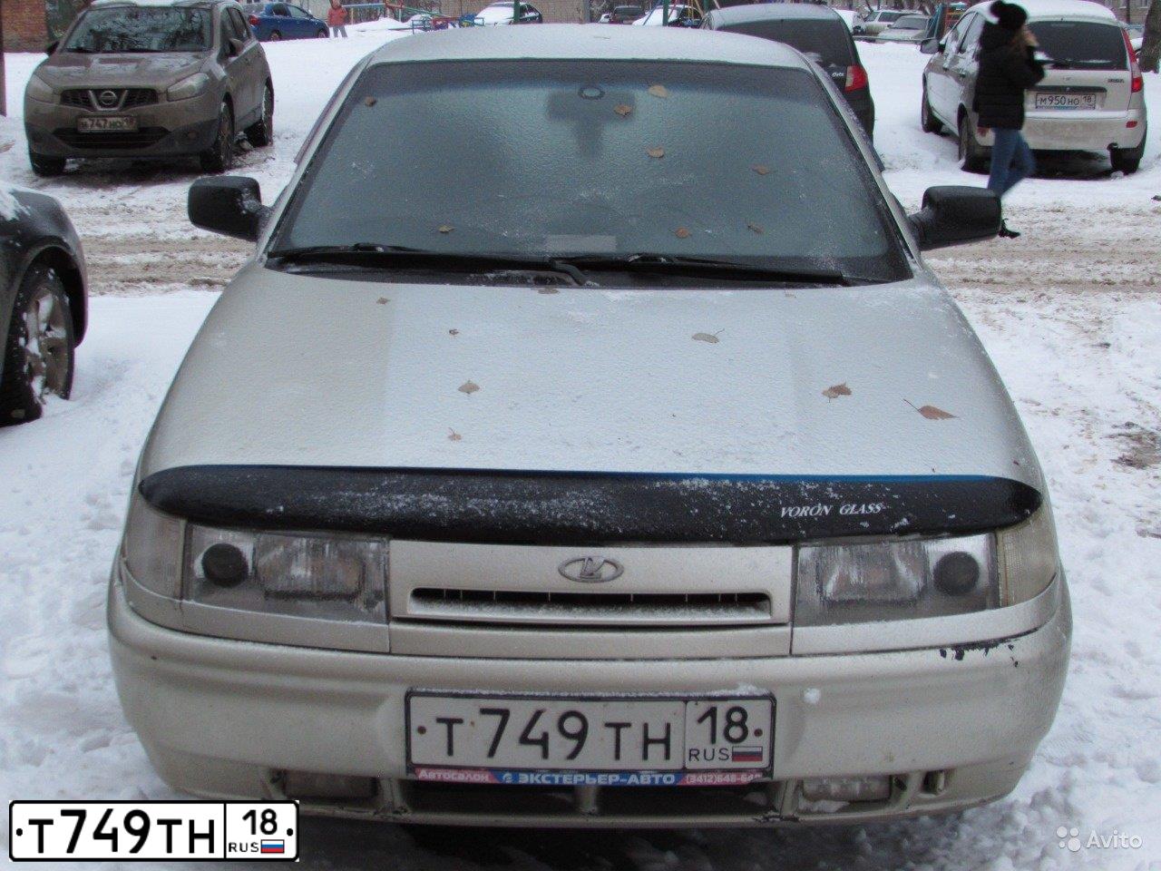 Фото автомобиля LADA 2110, 2004 — госномер Н469СС18. Цвет: СЕРЕБРИСТО-БЕЖЕВЫЙ