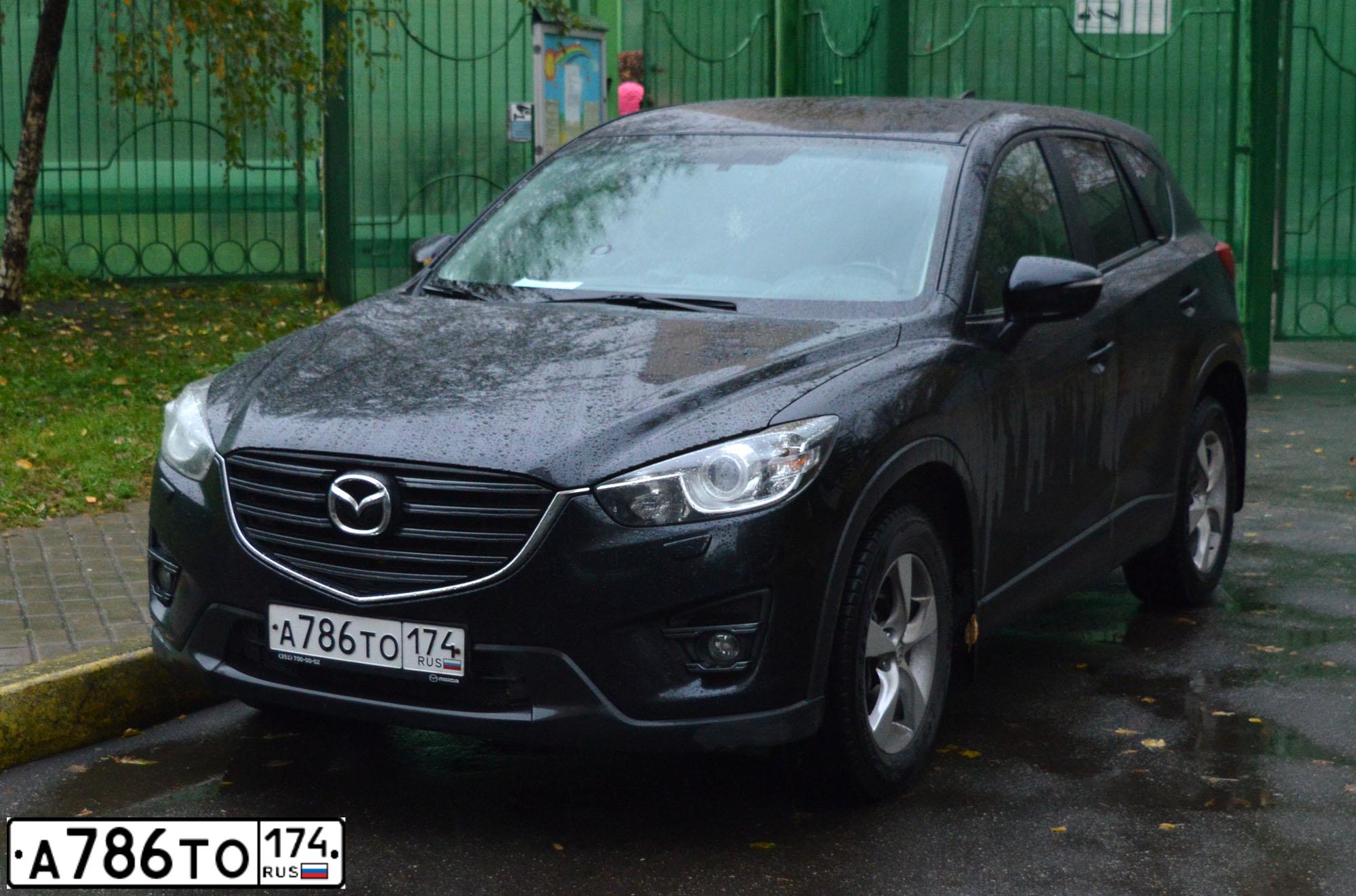 Фото автомобиля MAZDA CX-5, 2015 — госномер Н887ХТ159. Цвет: ЧЕРНЫЙ