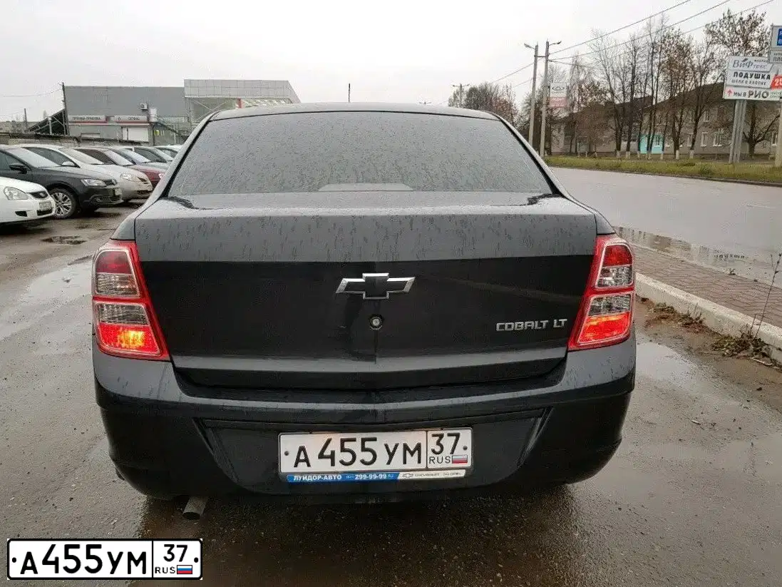 Фото автомобиля CHEVROLET COBALT, 2013 — госномер М794РТ152. Цвет: ЧЕРНЫЙ