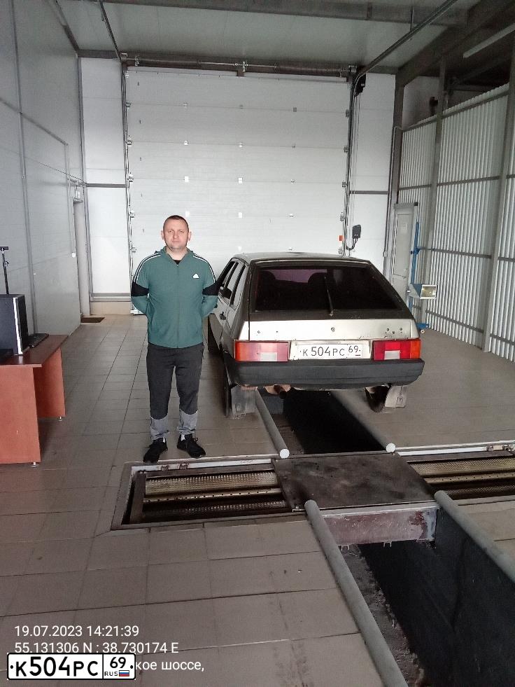 Фото автомобиля LADA 2109 SAMARA, 2003 — госномер К504РС69. Цвет: СЕРЕБРИСТЫЙ СЕРО-ЗЕЛЕНЫЙ