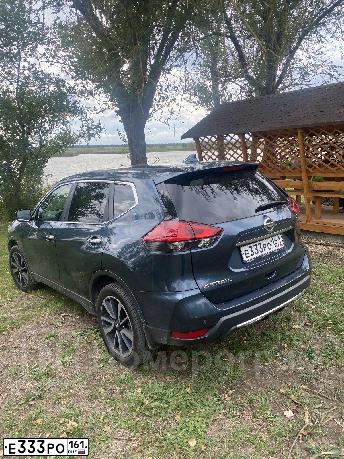 Фото автомобиля NISSAN X-TRAIL, 2021 — госномер В422МК761. Цвет: синий