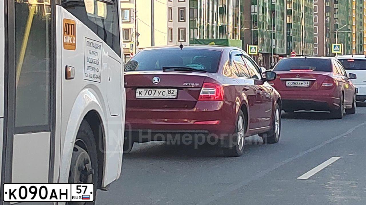Фото автомобиля VOLKSWAGEN PASSAT, 2008 — госномер К090АН57. Цвет: ЧЕРНЫЙ