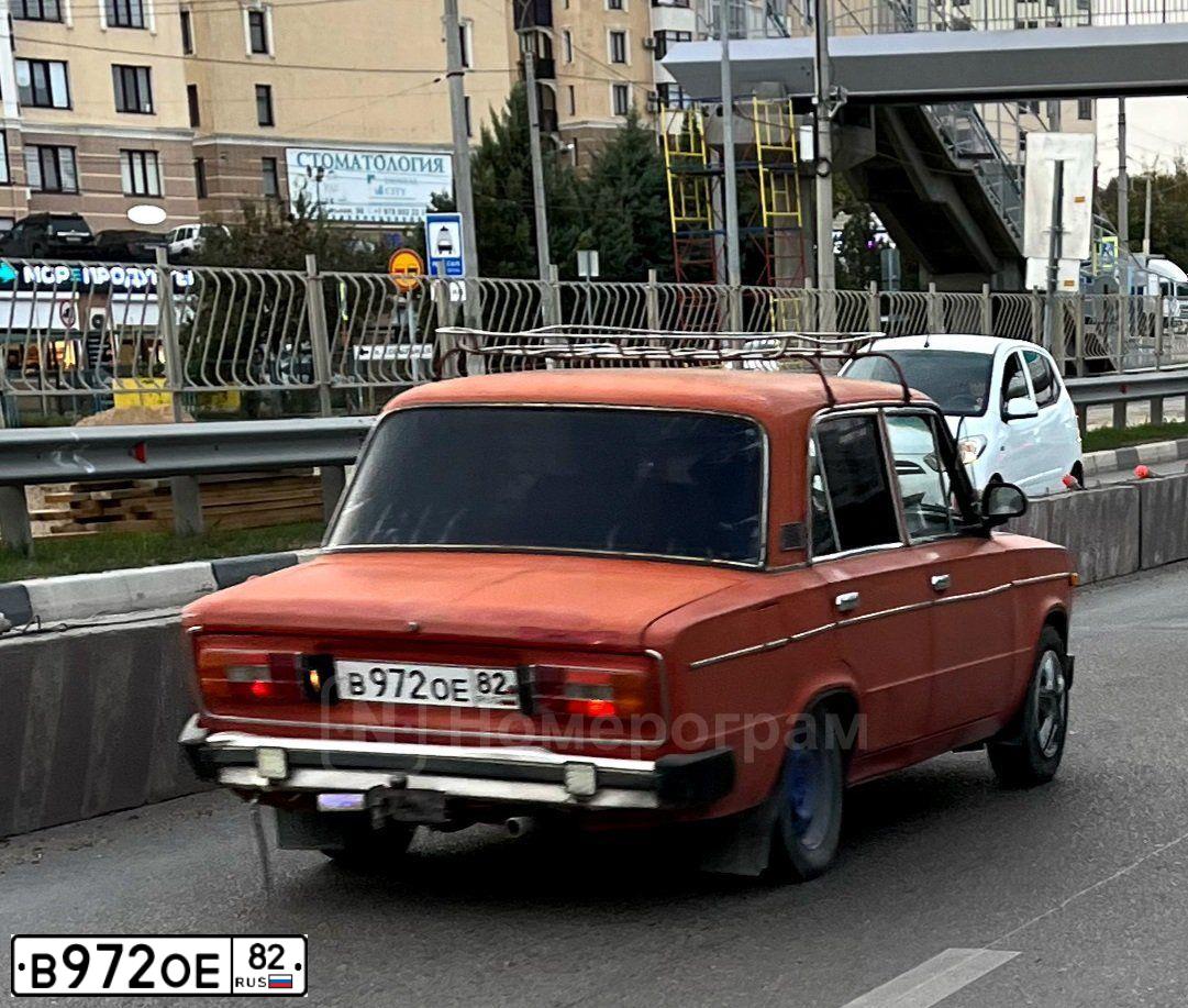 Фото автомобиля LADA 2106, 1984 — госномер Н375ТВ82. Цвет: Красный