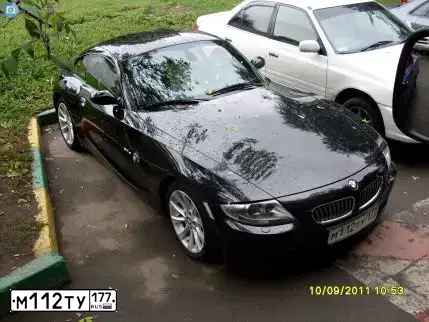 Фото автомобиля BMW Z 4, 2007 — госномер М112ТУ177. Цвет: ЧЕРНЫЙ