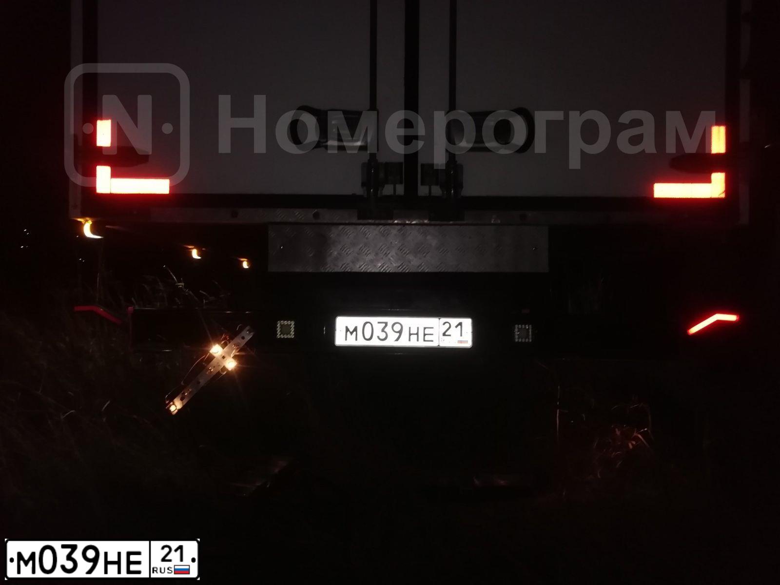 Фото автомобиля GAZ Z GAZEL NEXT, 2019 — госномер М039НЕ21. Цвет: Белый