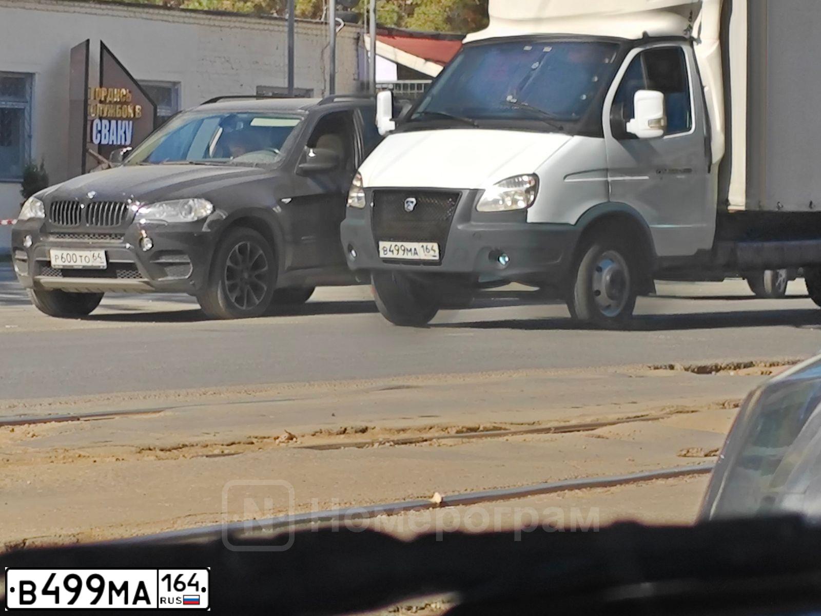 Фото автомобиля GAZ 3302 EL, 2012 — госномер В499МА164. Цвет: Белый