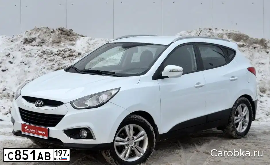 Фото автомобиля HYUNDAI IX35, 2010 — госномер Р251КМ123. Цвет: БЕЛЫЙ