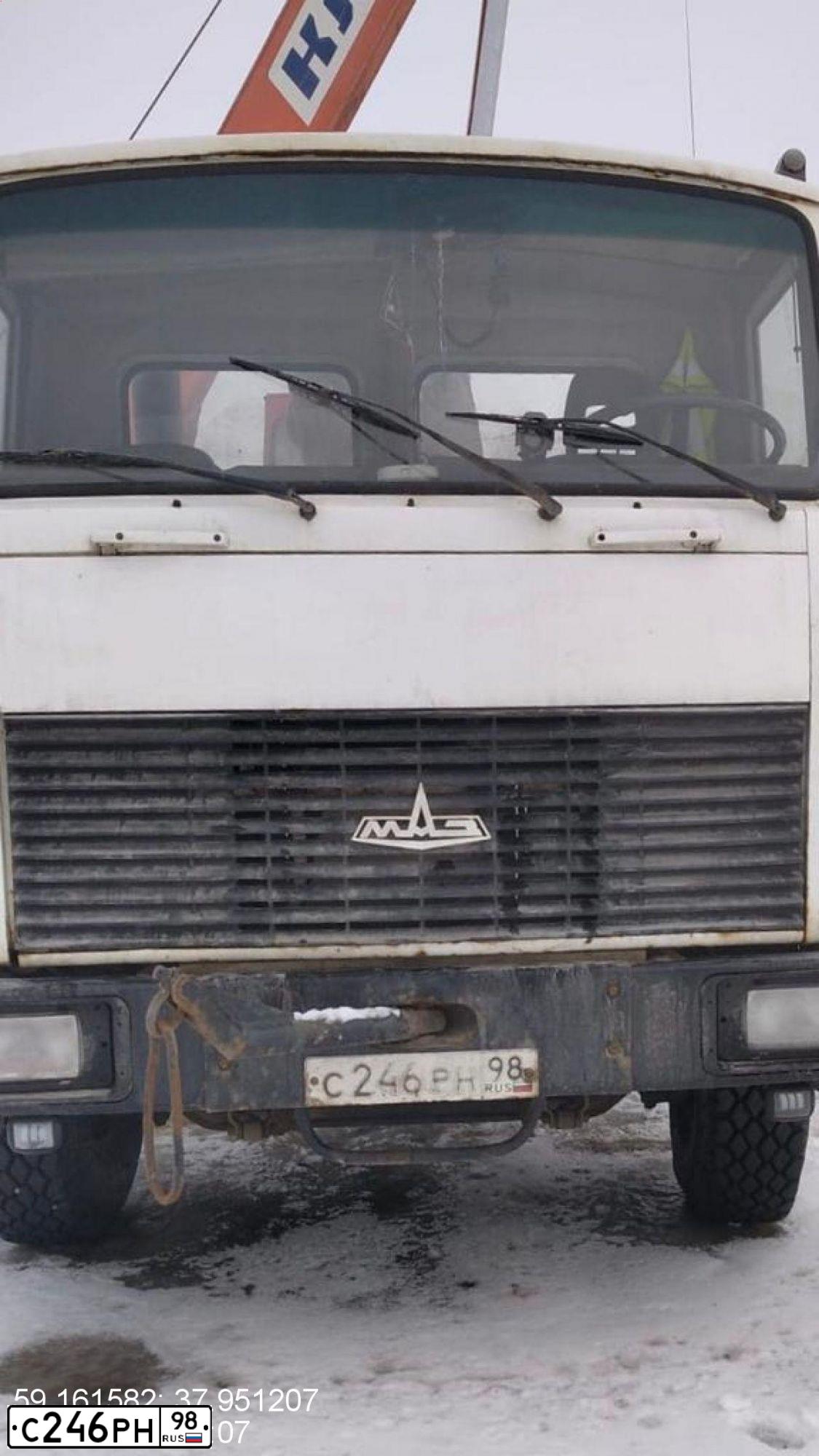 Фото автомобиля KAMAZ 65115 /6X4/, 2008 — госномер В581ТХ98. Цвет: ОРАНЖЕВЫЙ