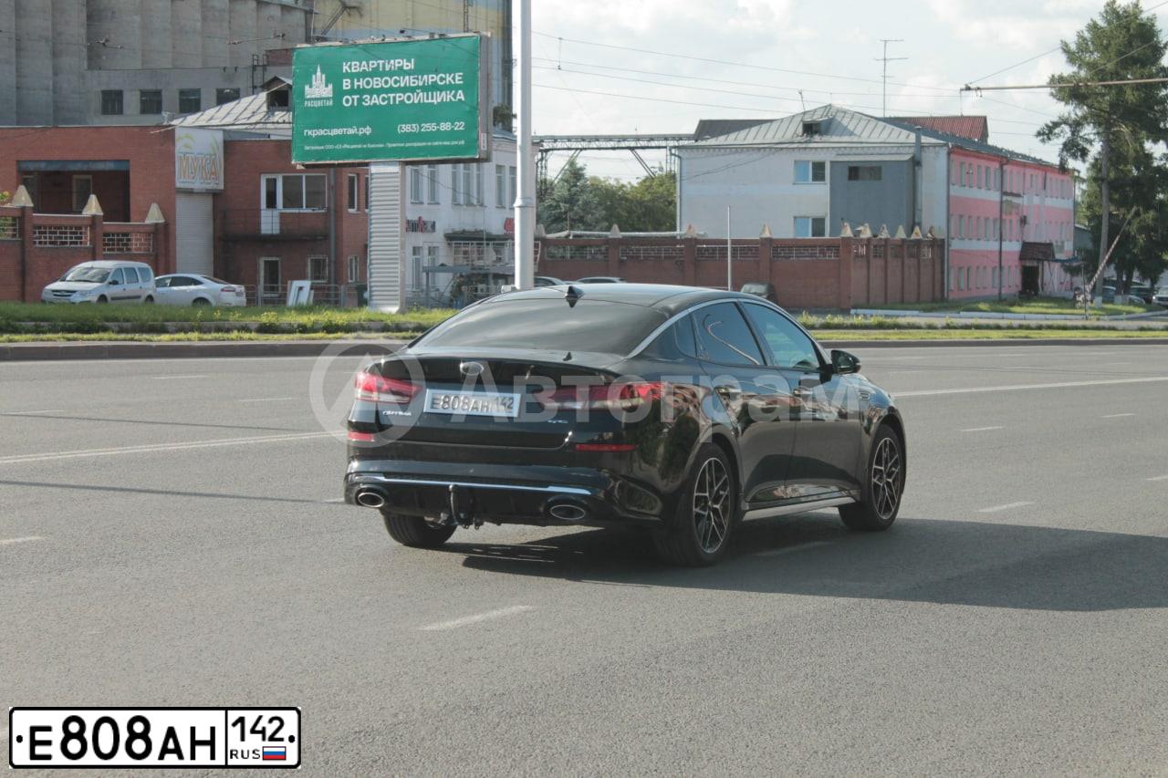 Фото автомобиля KIA OPTIMA, 2019 — госномер К969КС156. Цвет: ЧЕРНЫЙ