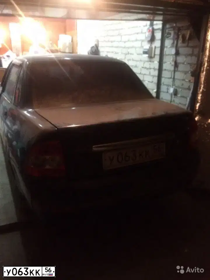 Фото автомобиля LADA PRIORA, 2007 — госномер Е659МК156. Цвет: Серебристо-темно-синий