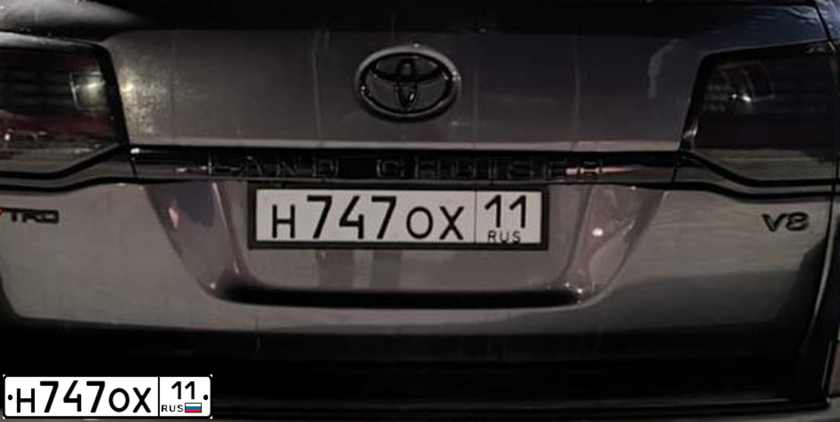 Фото автомобиля HYUNDAI SANTA FE, 2008 — госномер Н747ОХ11. Цвет: ЧЕРНЫЙ