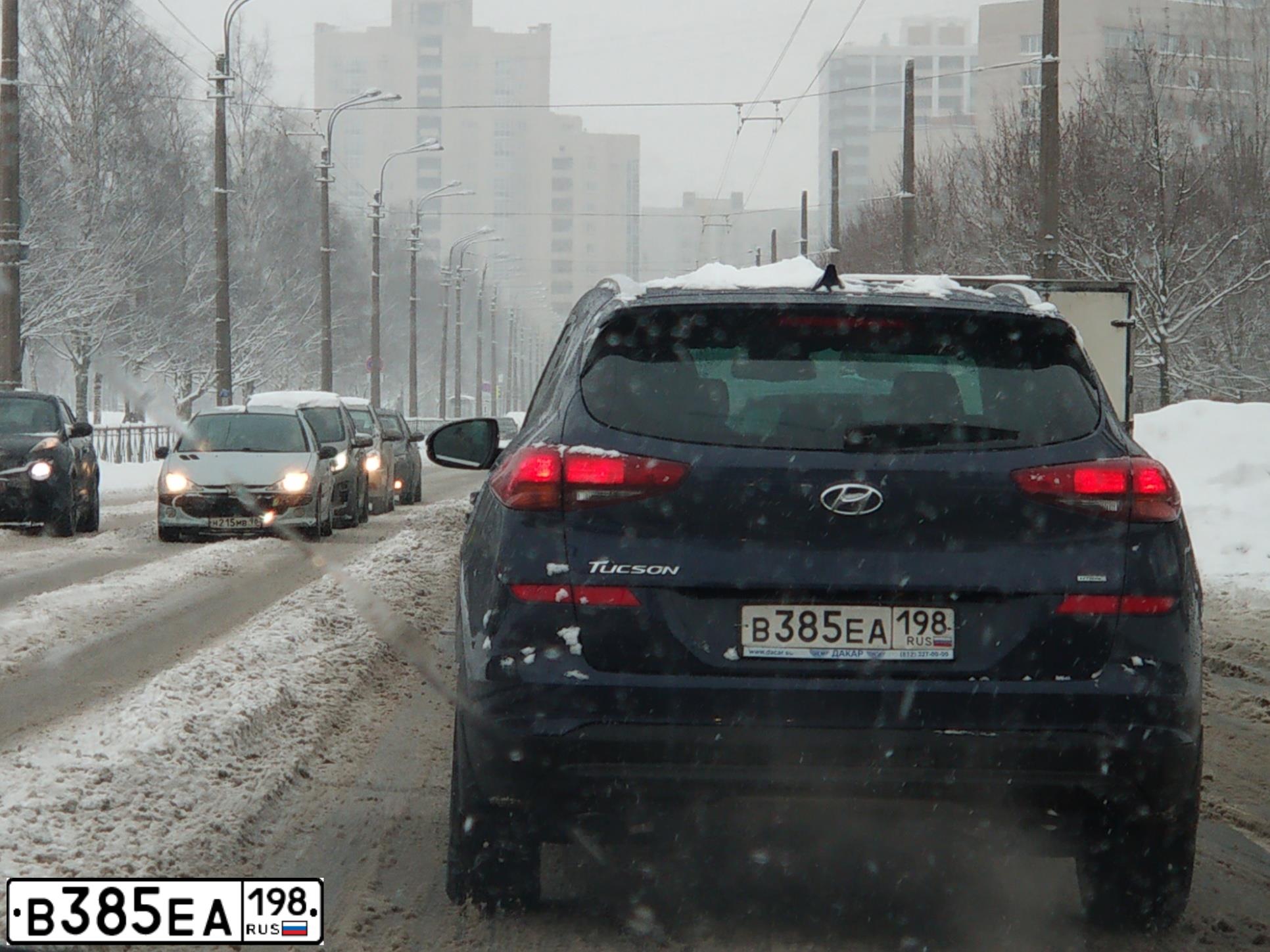 Фото автомобиля HYUNDAI TUCSON, 2018 — госномер В385ЕА198