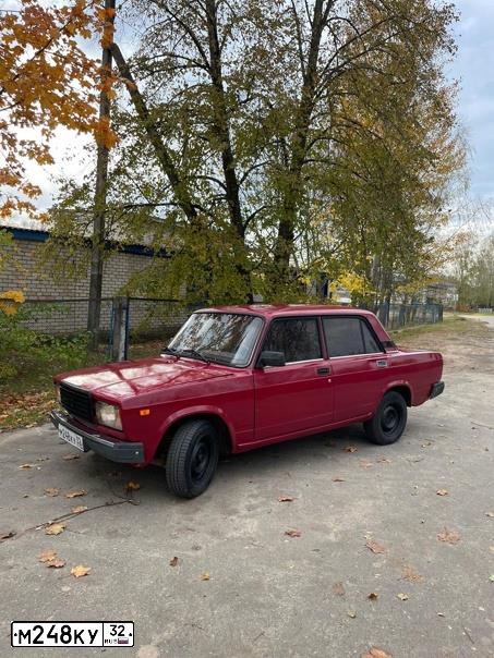 Фото автомобиля LADA 2107, 2003 — госномер М248КУ32. Цвет: ТЕМНО-БОРДОВЫЙ