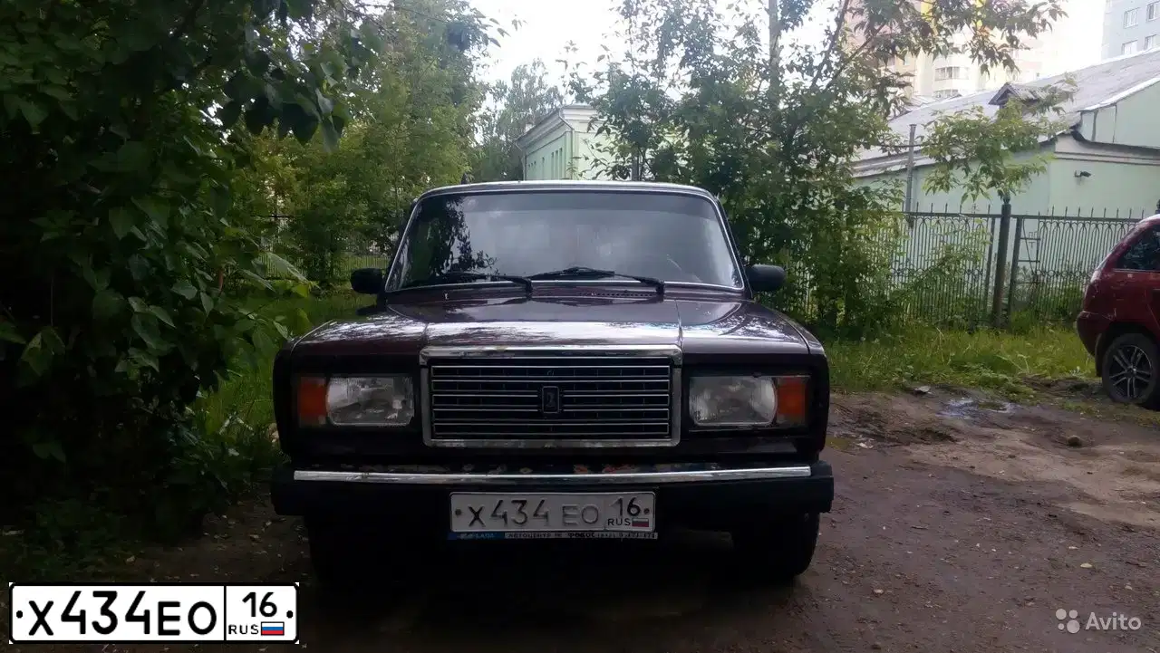 Фото автомобиля LADA 2107, 2006 — госномер У894ОС790. Цвет: КРАСНЫЙ
