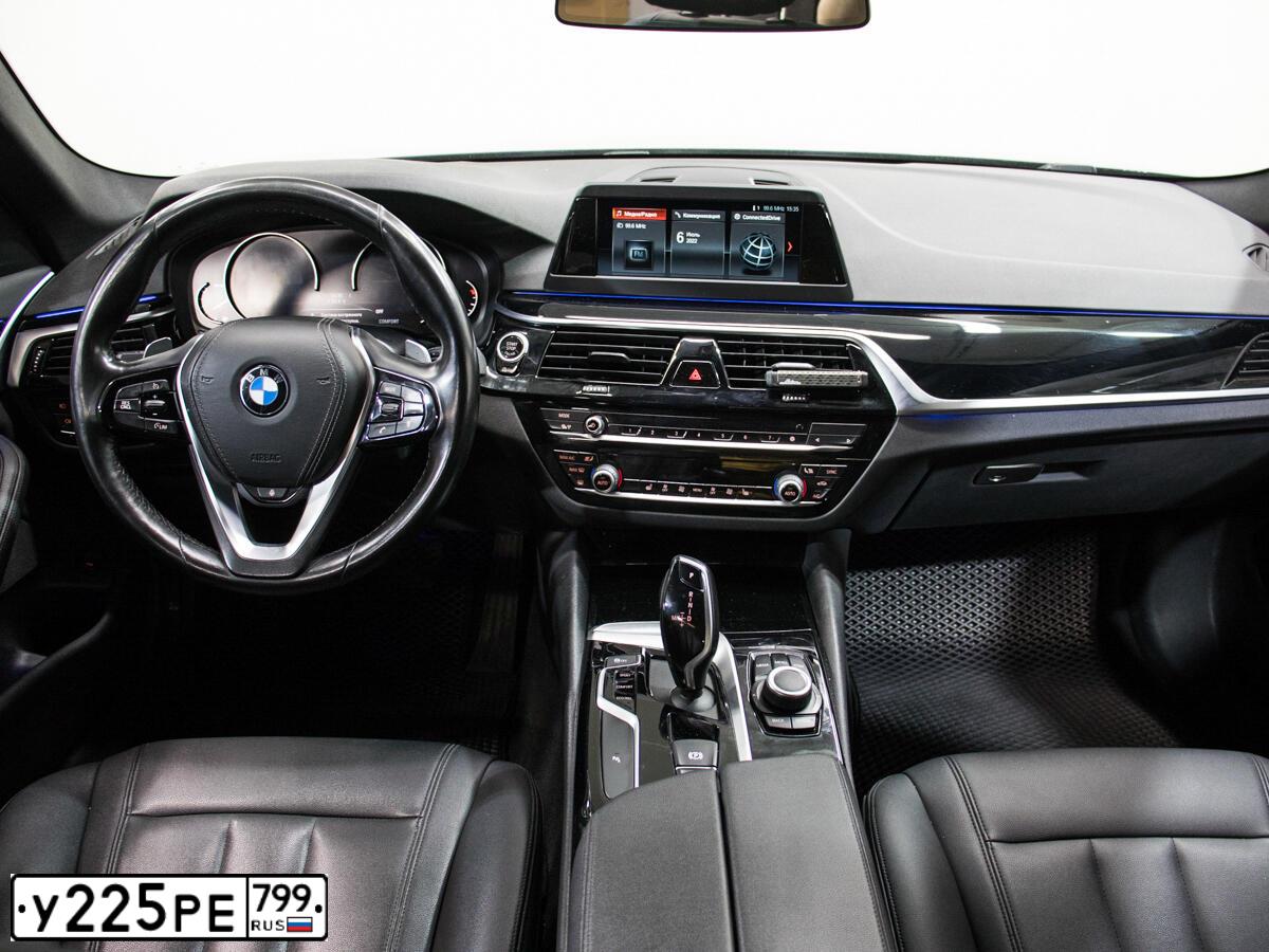 Фото автомобиля BMW 520D, 2019 — госномер А150ХО790. Цвет: ЧЕРНЫЙ