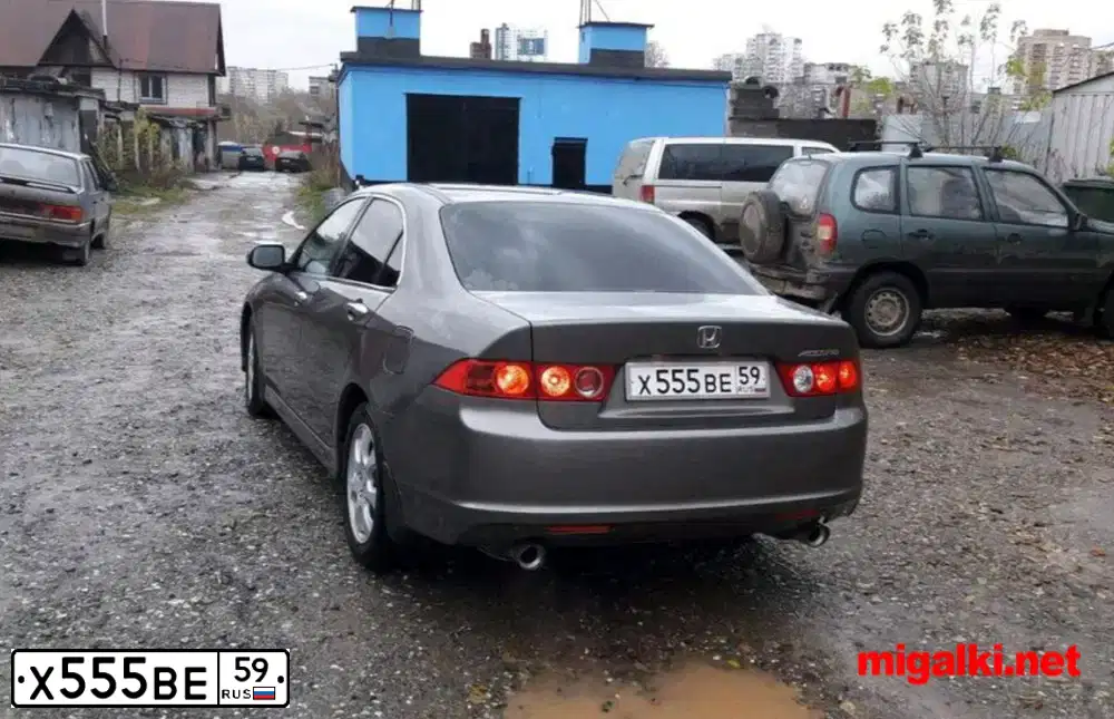 Фото автомобиля HONDA ACCORD, 2008 — госномер Х555ВЕ59