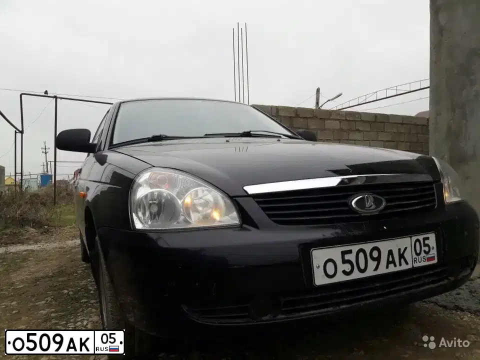Фото автомобиля LADA 2170 PRIORA, 2010 — госномер Х073ЕУ45. Цвет: Сине-Черный