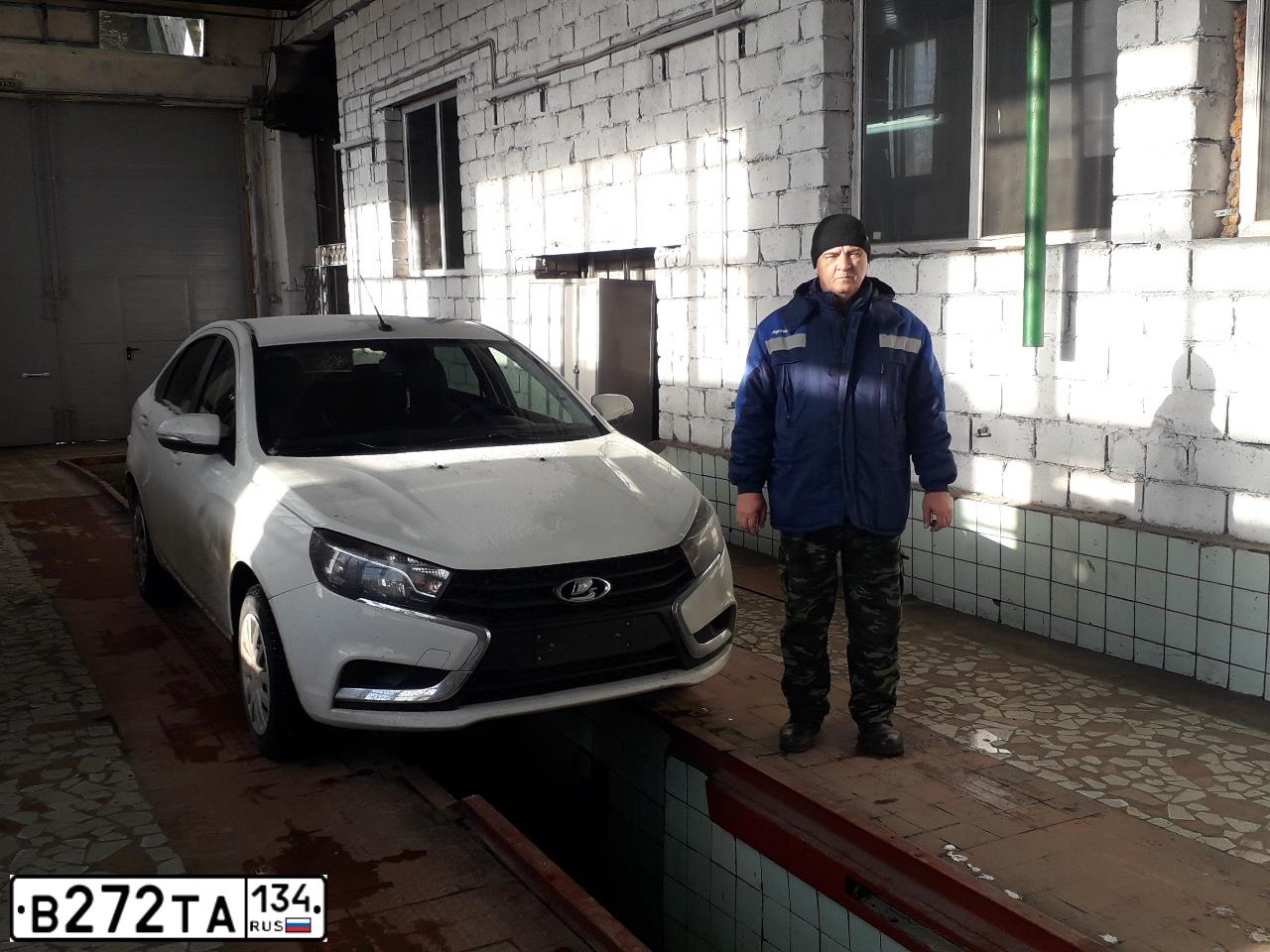 Фото автомобиля LADA VESTA, 2016 — госномер М955ХР134