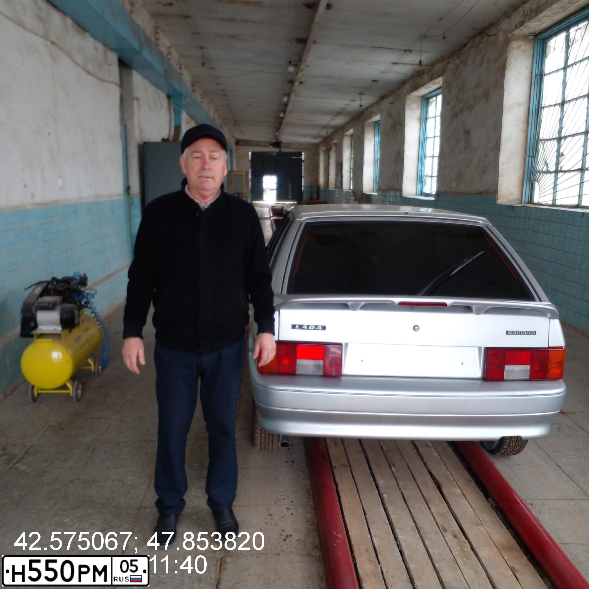 Фото автомобиля LADA 2114 SAMARA, 2010 — госномер Н550РМ05. Цвет: СВЕТЛО-СЕРЕБРИСТЫЙ МЕТ