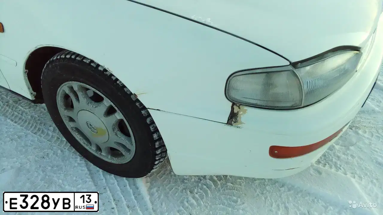 Фото автомобиля TOYOTA CAMRY, 1993 — госномер А105УЕ790. Цвет: Белый
