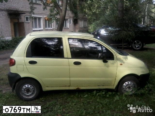 Фото автомобиля DAEWOO MATIZ, 2007 — госномер О769ТМ76. Цвет: ЖЁЛТЫЙ