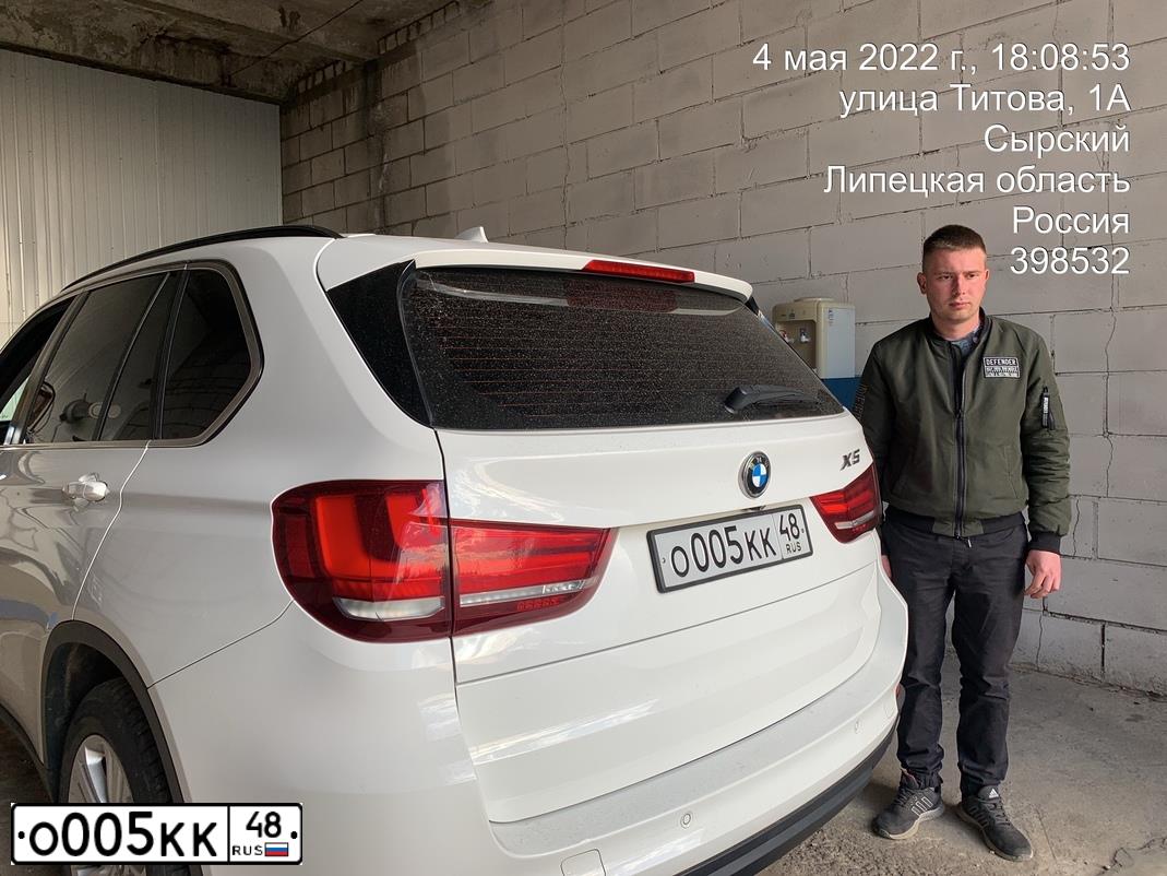 Фото автомобиля LADA 2190 GRANTA, 2019 — госномер О005КК48. Цвет: Белый