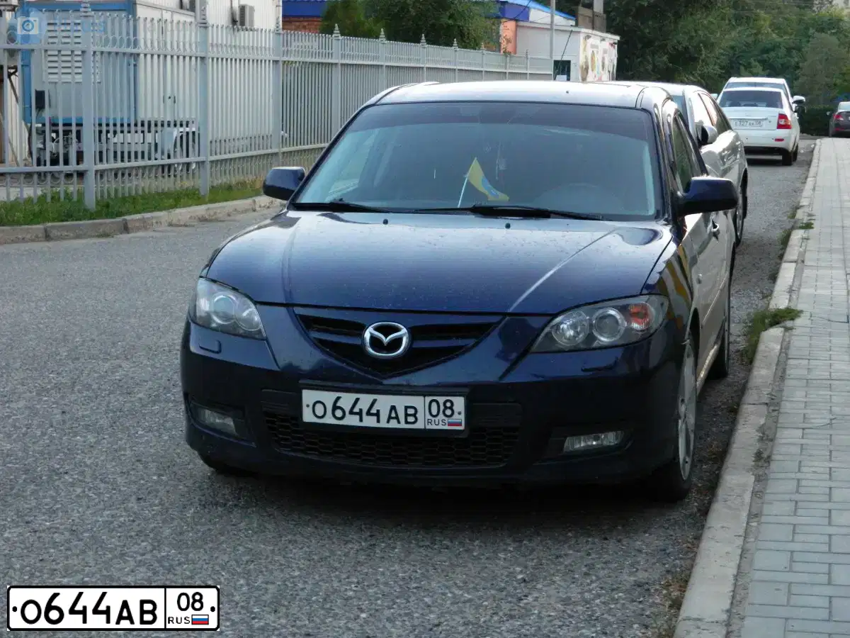 Фото автомобиля MAZDA 3, 2008 — госномер С262ХО89