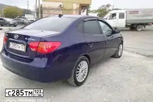 Фото автомобиля HYUNDAI ELANTRA, 2007 — госномер С285ТМ123. Цвет: ФИОЛЕТОВЫЙ