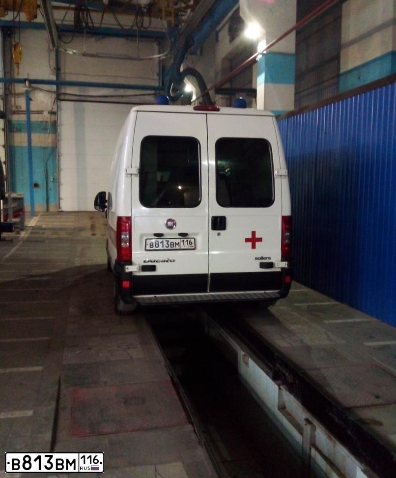 Фото автомобиля FIAT DUCATO, 2009 — госномер В813ВМ116. Цвет: ГОСТ Р50574-2002