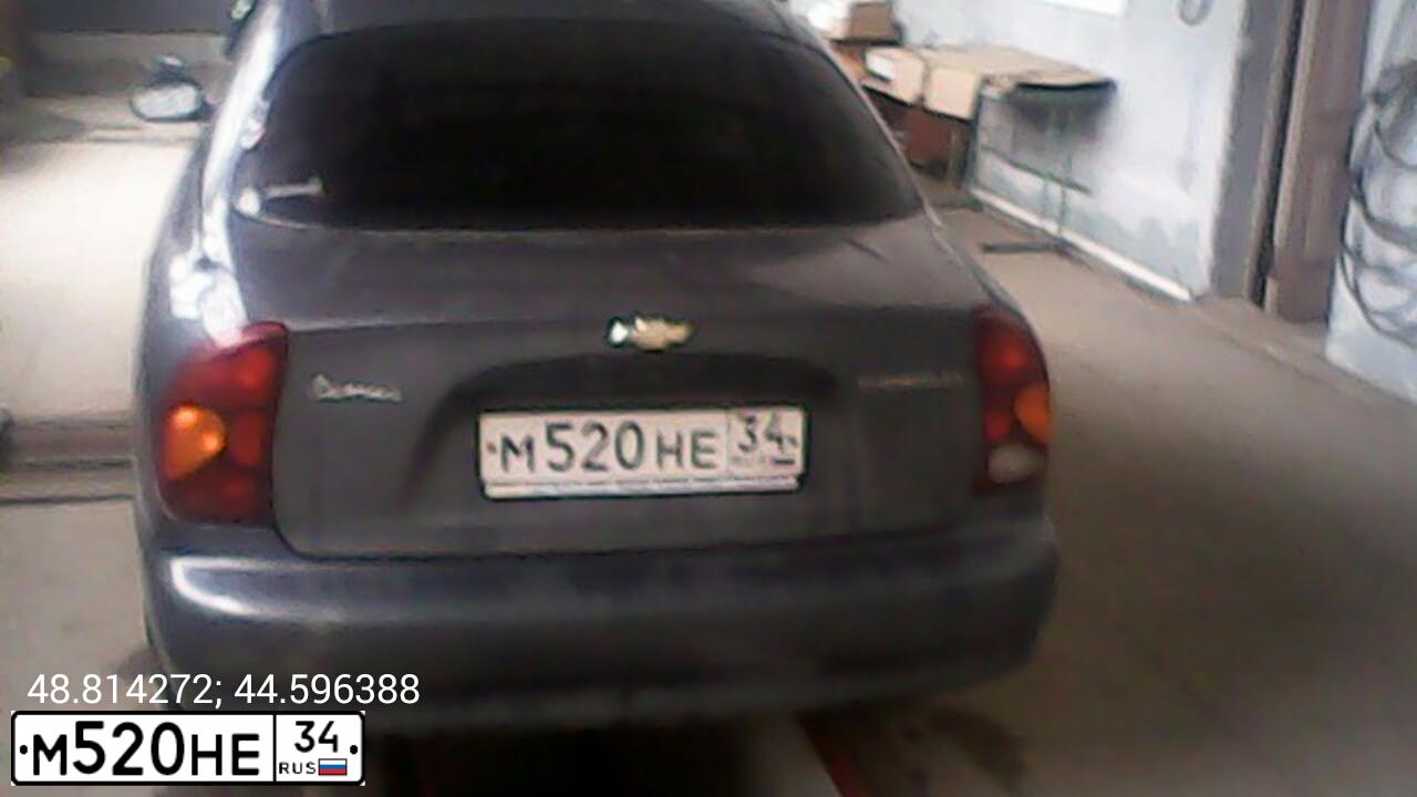Фото автомобиля ZAZ LANOS, 2006 — госномер М606ЕТ134. Цвет: СЕРЫЙ