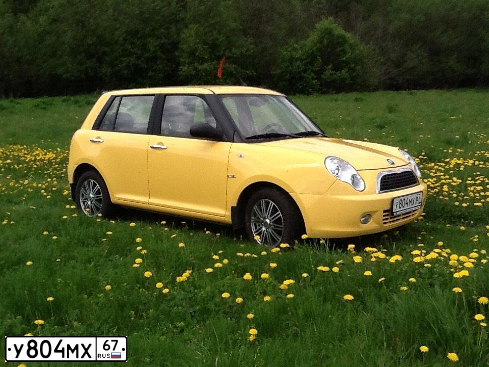 Фото автомобиля LIFAN SMILY, 2011 — госномер У804МХ67. Цвет: ЖЕЛТЫЙ