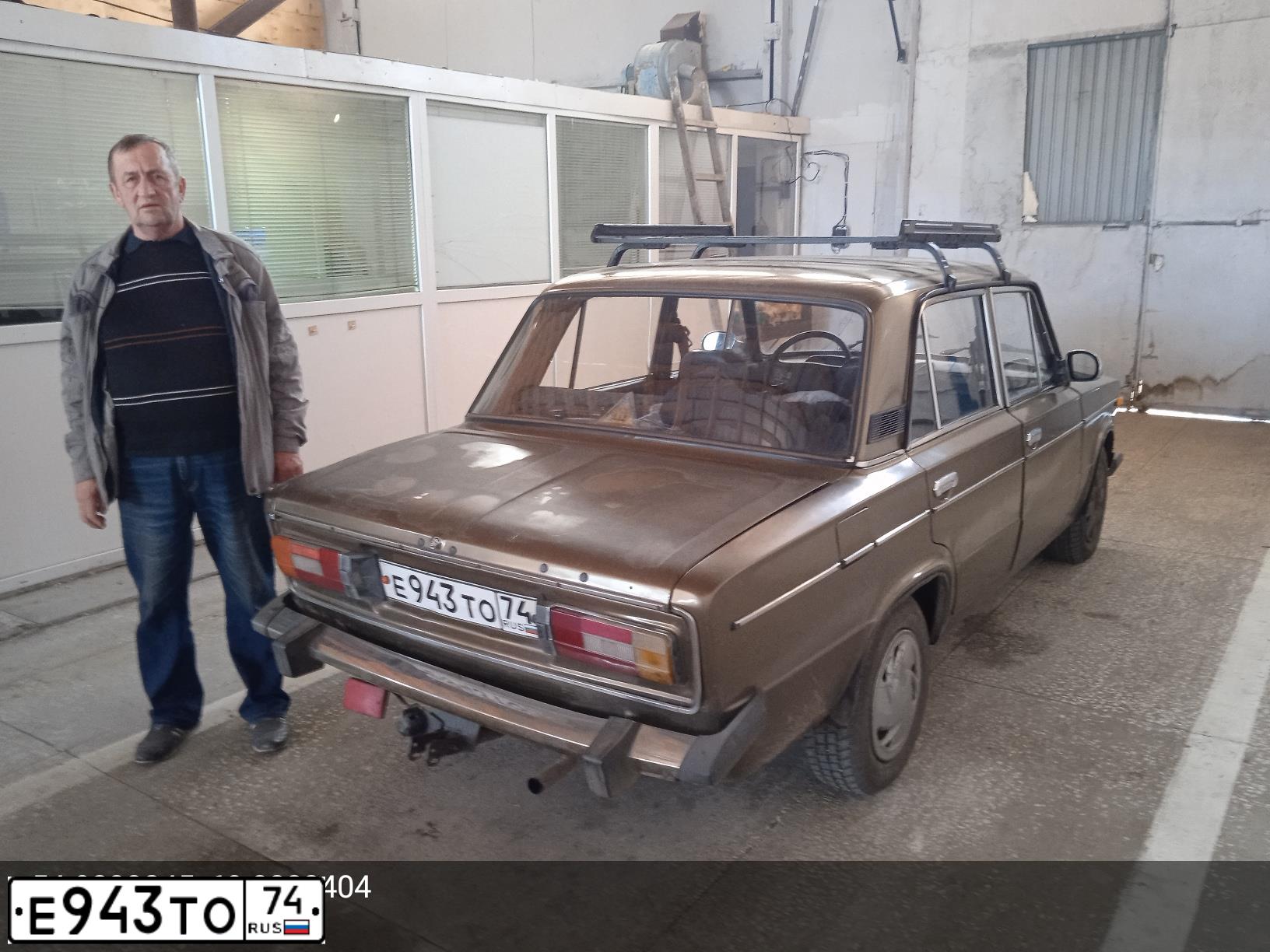 Фото автомобиля LADA 2106, 1999 — госномер Е943ТО74. Цвет: КОРИЧНЕВЫЙ