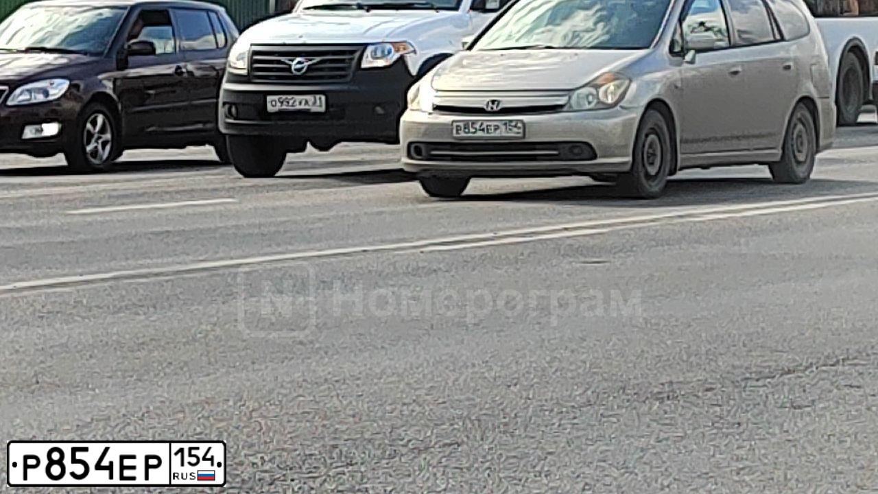 Фото автомобиля ZAZ LANOS, 2006 — госномер Р854ЕР154. Цвет: синий