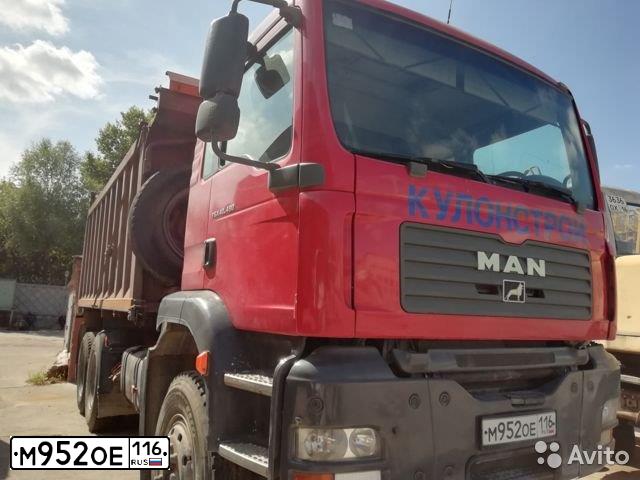 Фото автомобиля MAN TGA 40.XXX /6X4/, 2008 — госномер В636МЕ763. Цвет: Красный