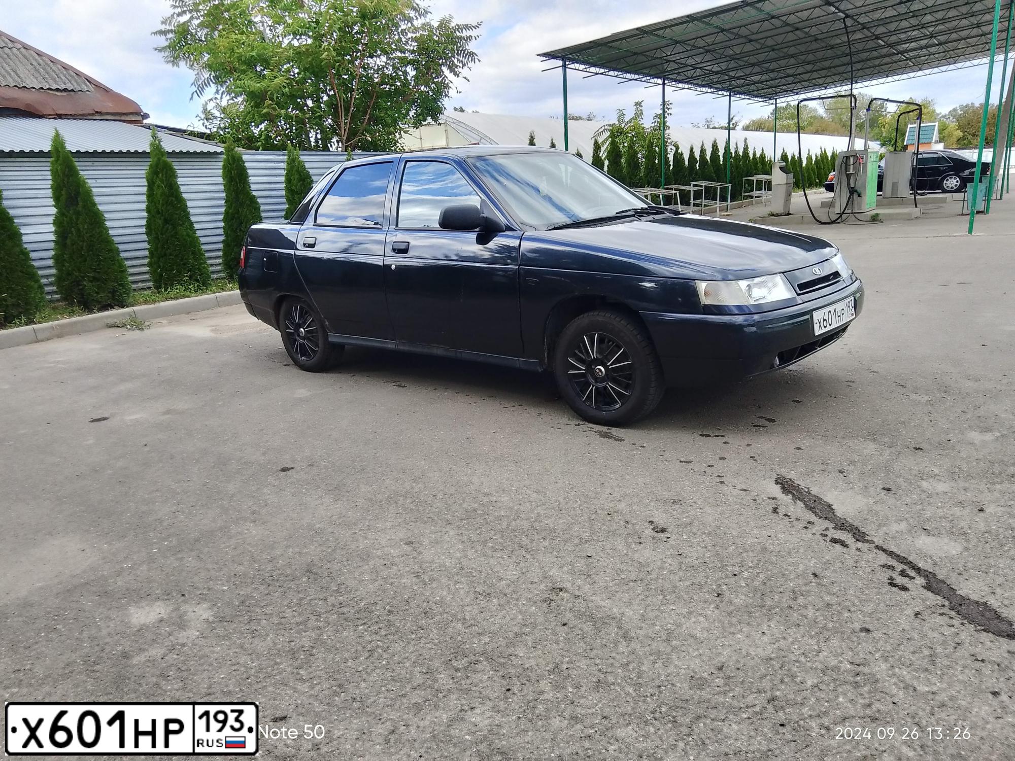 Фото автомобиля LADA 2110, 2005 — госномер С606ВР323. Цвет: ГРАФИТОВЫЙ МЕТАЛЛИК