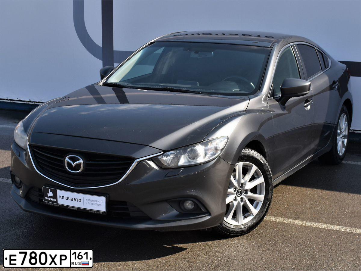 Фото автомобиля MAZDA 6, 2017 — госномер К061ЕВ761. Цвет: ТЕМНО-СЕРЫЙ