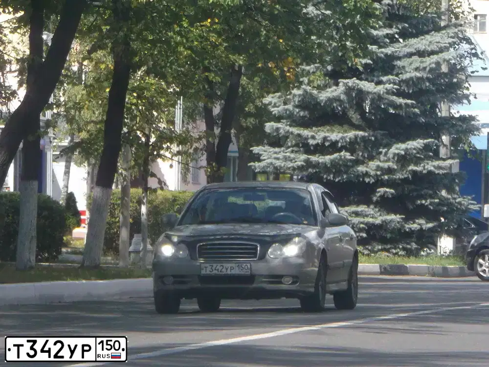 Фото автомобиля TAGAZ SONATA, 2008 — госномер Т342УР150. Цвет: БЕЖЕВЫЙ СВЕТЛЫЙ