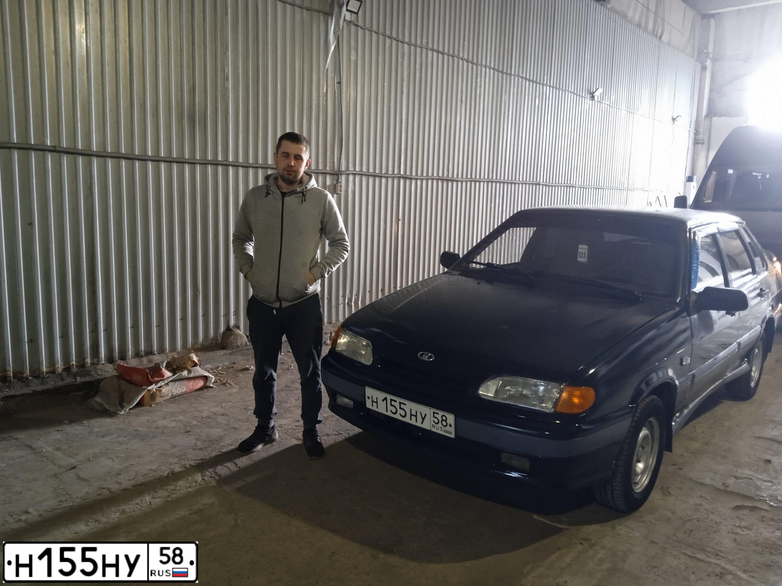 Фото автомобиля LADA 2115 SAMARA, 2003 — госномер С780УК05. Цвет: Темно-зеленый
