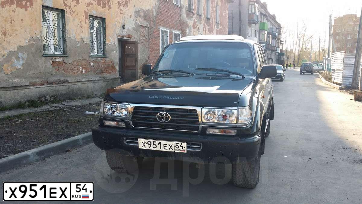 Фото автомобиля TOYOTA LANDCRUISER, 1990 — госномер Х951ЕХ54. Цвет: ТЕМНО ЗЕЛЕНЫЙ
