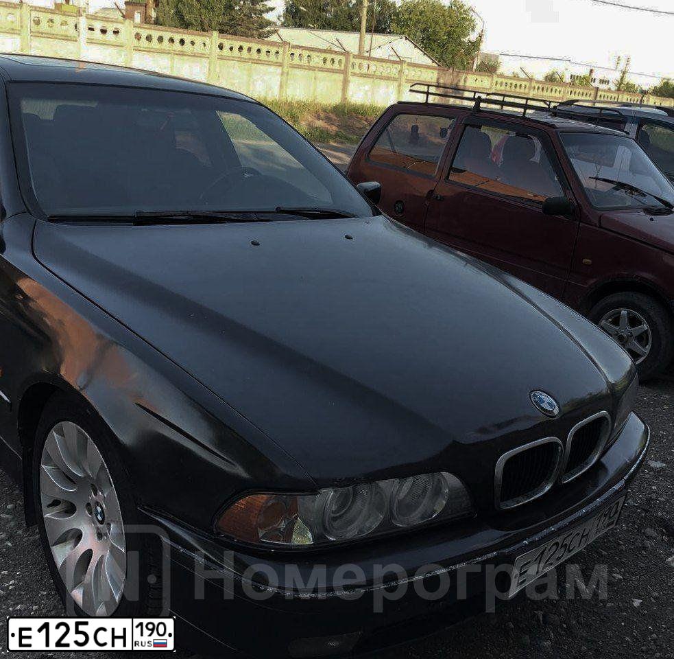Фото автомобиля BMW 520, 1998 — госномер М858ЕК181. Цвет: ЧЕРНЫЙ