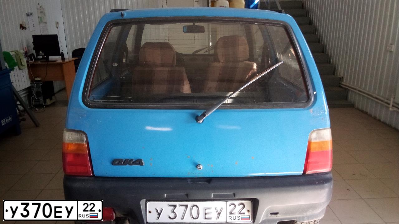 Фото автомобиля SEAZ OKA, 2001 — госномер У370ЕУ22. Цвет: СИНИЙ