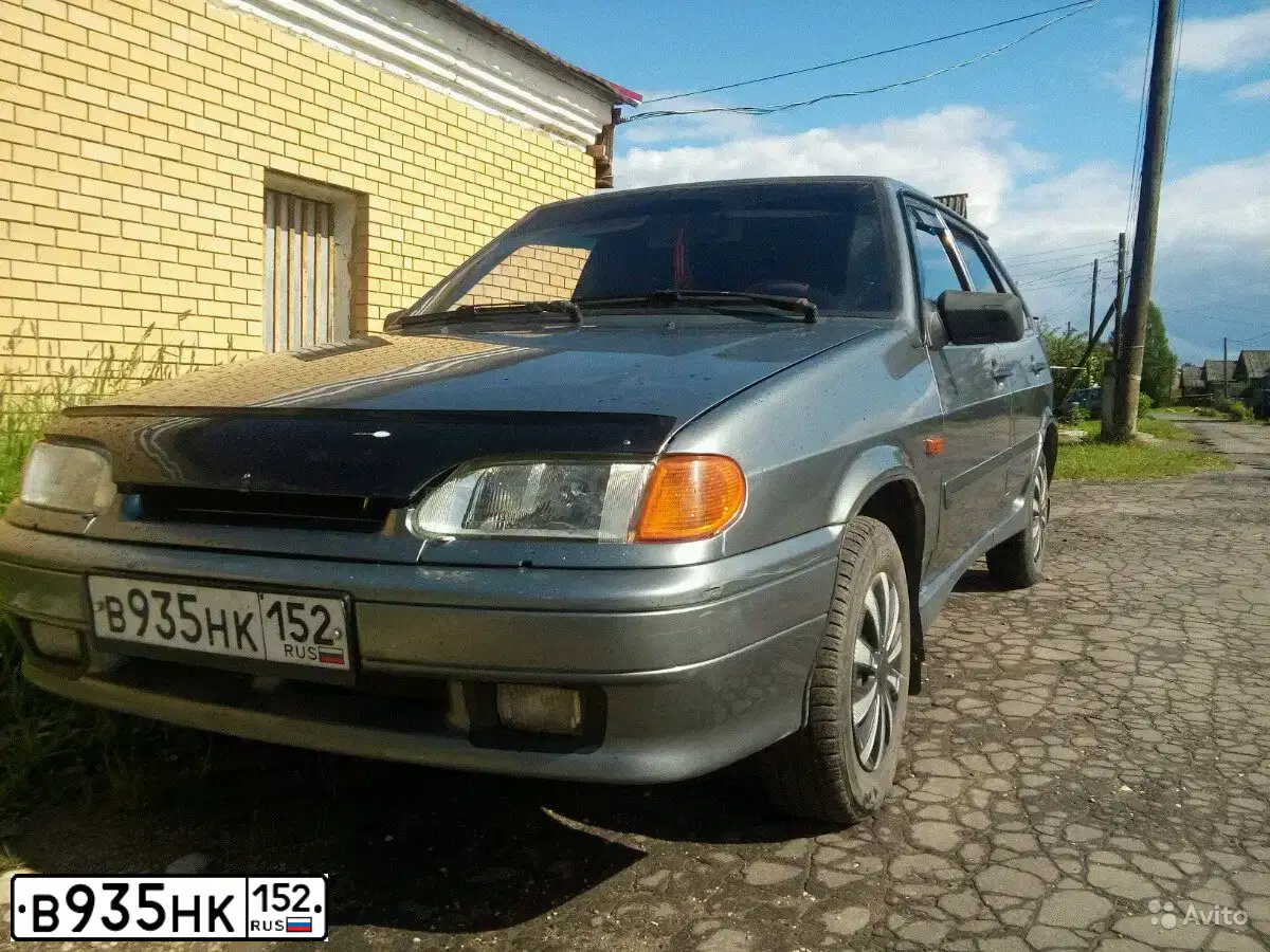 Фото автомобиля LADA 2114 SAMARA, 2010 — госномер В935НК152. Цвет: СЕРО-ЗЕЛЕНЫЙ