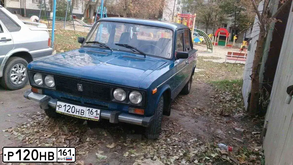 Фото автомобиля LADA 2106, 2001 — госномер Р496УС161. Цвет: СИНИЙ