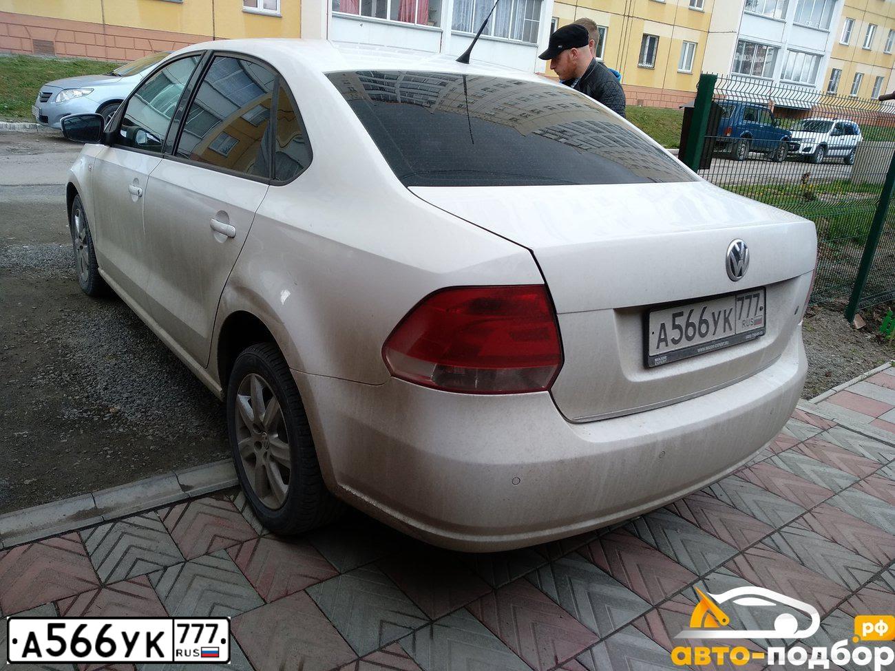 Фото автомобиля VOLKSWAGEN POLO, 2012 — госномер М503ЕК186. Цвет: Белый