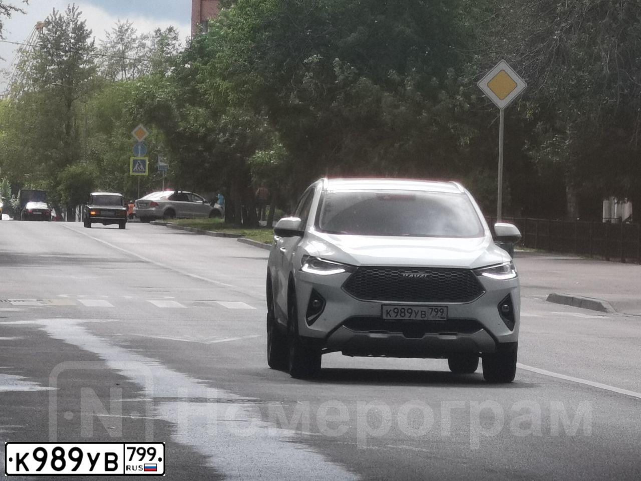 Фото автомобиля HAVAL F7X, 2021 — госномер О313АО71