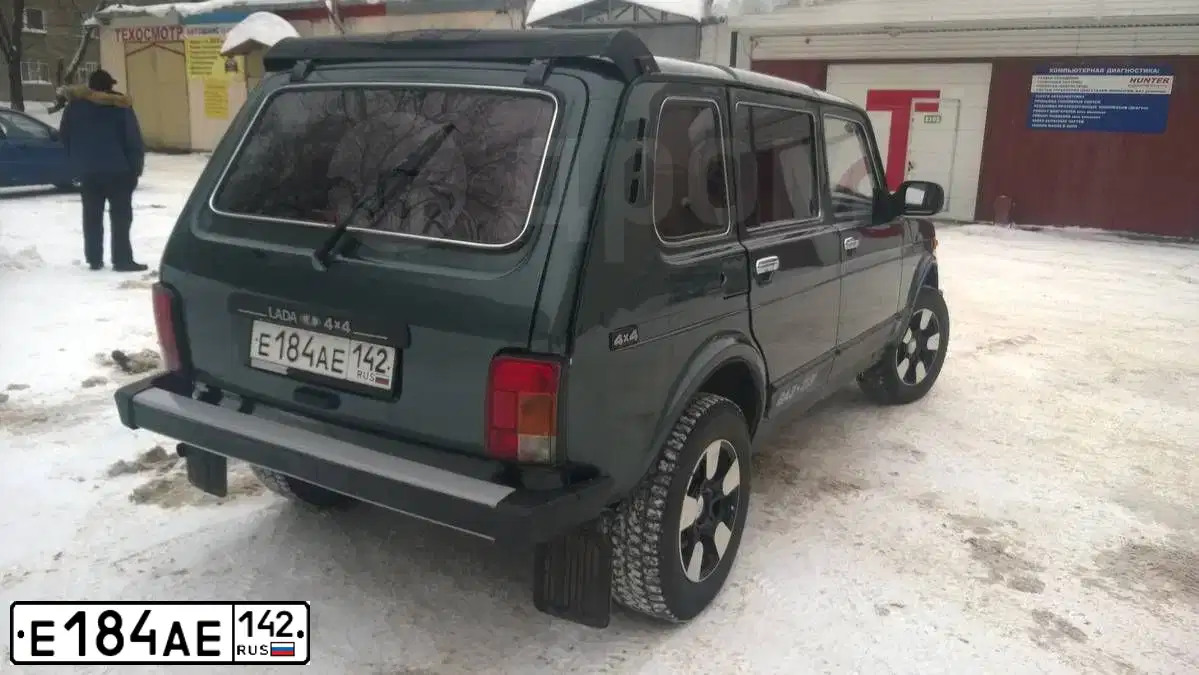 Фото автомобиля LADA 2131 NIVA, 2011 — госномер Н838ОК142. Цвет: СЕРО-СИНЕ-ЗЕЛЕНЫЙ